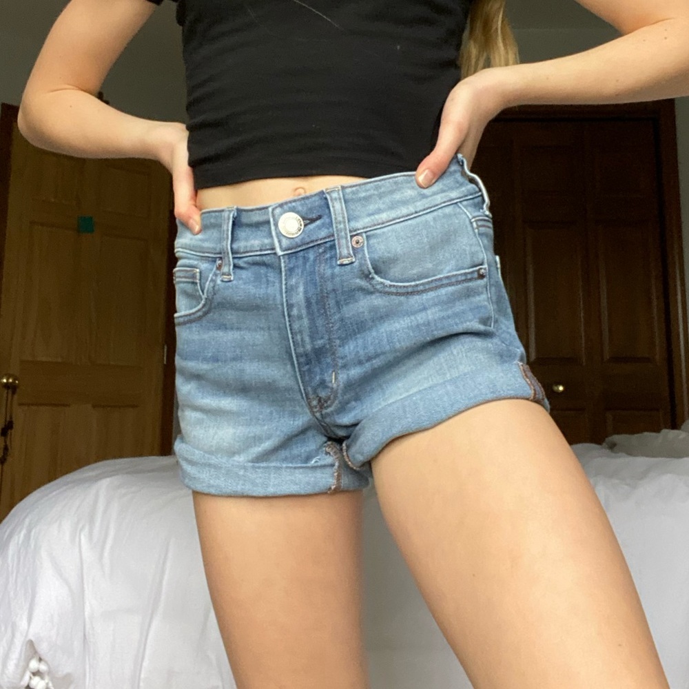 american eagle jean shorts